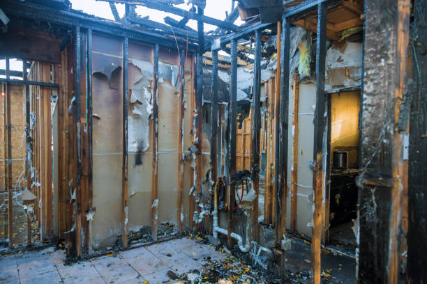 Professional Fire Damage Repair technician working in Richmond Hill, GA